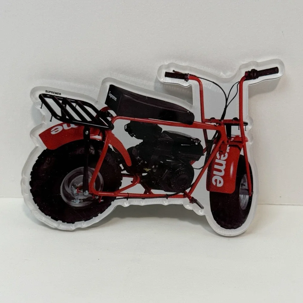 Supreme Mini Bike Coated Acrylic‎ Magnet Tool Box Fridge Magnet Moto